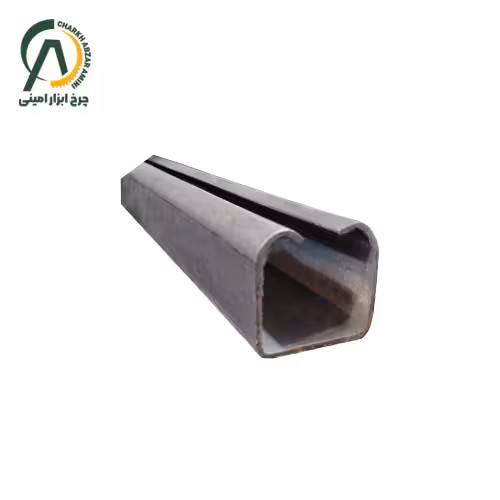 ریل درب آهنی کشویی 5×5 ورق سیاه درجه یک