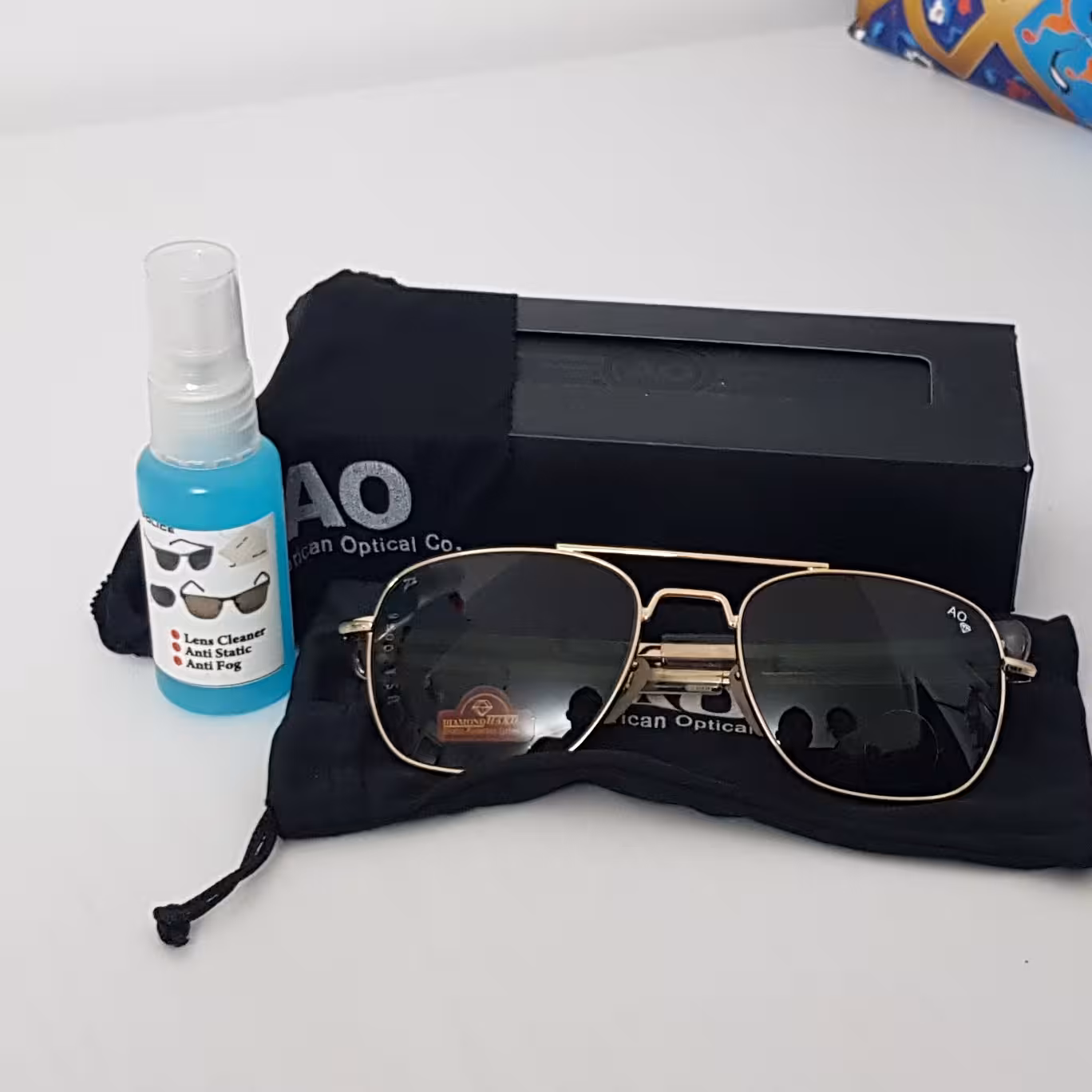 عینک خلبانی AO شیشه پلاریزه