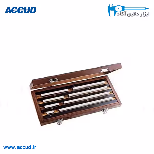 گیج بلاک 8 پارچه (100 الی500 میلیمتر) گرید 2 Accud (اکیود اتریش) مدل 512-008-02
