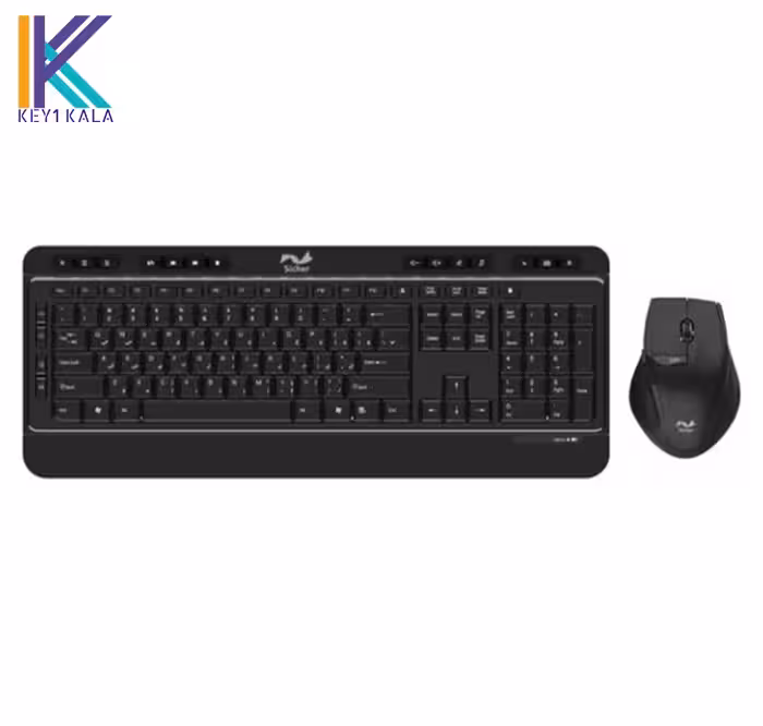 کیبورد و ماوس بی سیم زیچر مدل KM570