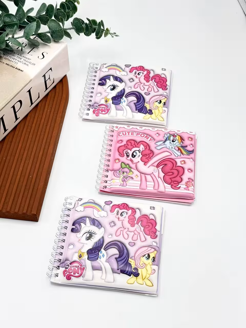 دفترچه یادداشت دخترانه  تکشاخ مدرسه پفکی فانتزی کیوت تک و عمده