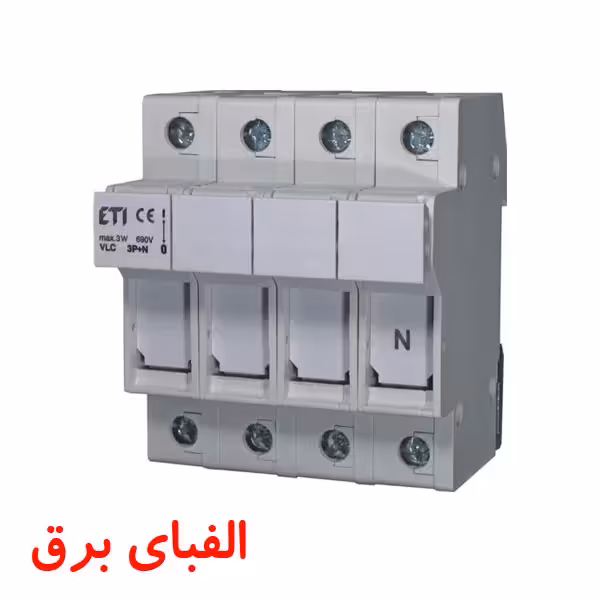پایه فیوز سیلندری چهار پل 51*14 ای تی آی