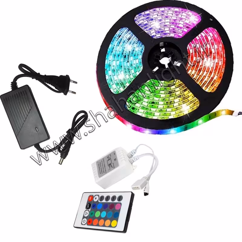 ریسه استریپ لایت ریموتی RGB اتاق گیمینگ