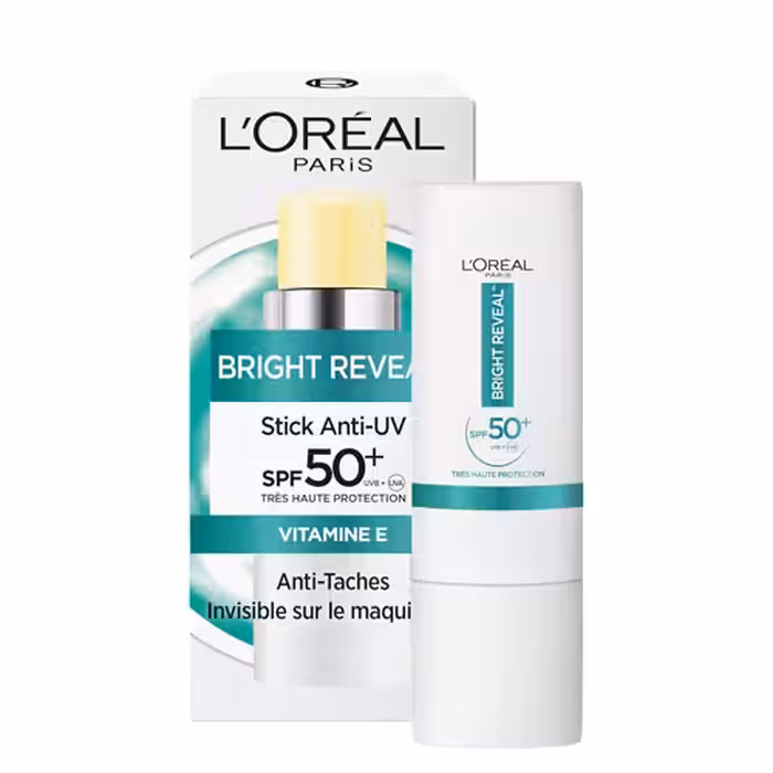 ضد آفتاب استيكي ضد لك برايت ريويل لورآل با  ،LOREAL BRIGHT REVEAL SUN CREAM SPF50