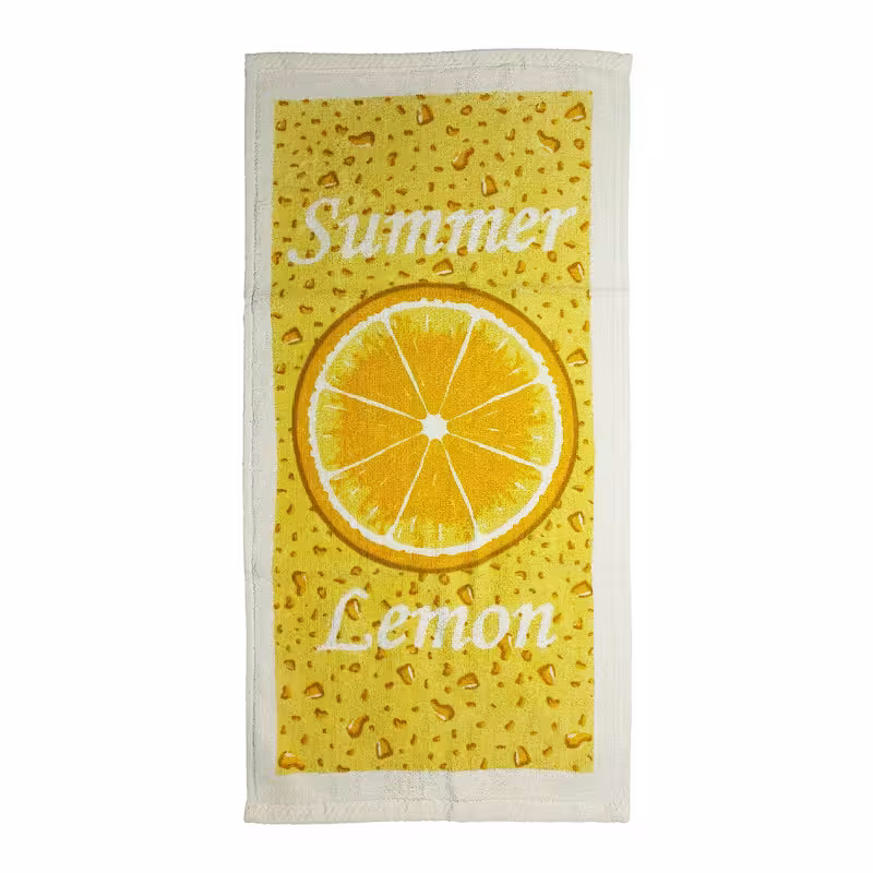 حوله دستی پودایران مدل لیمون سایز 30x60 سانتی متر | کالا مکس