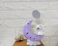 چراغ مطالعه فضانورد و ماه -بنفش