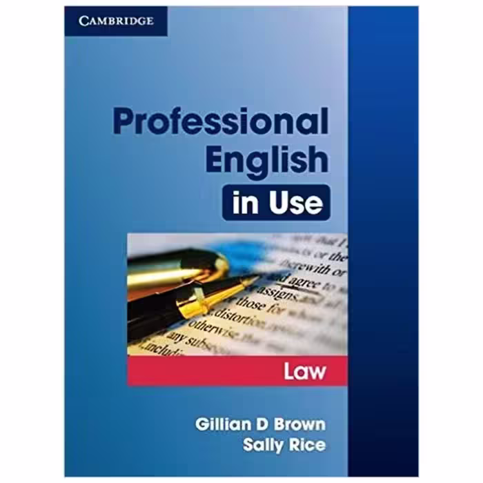 کتاب Professional English in Use Law