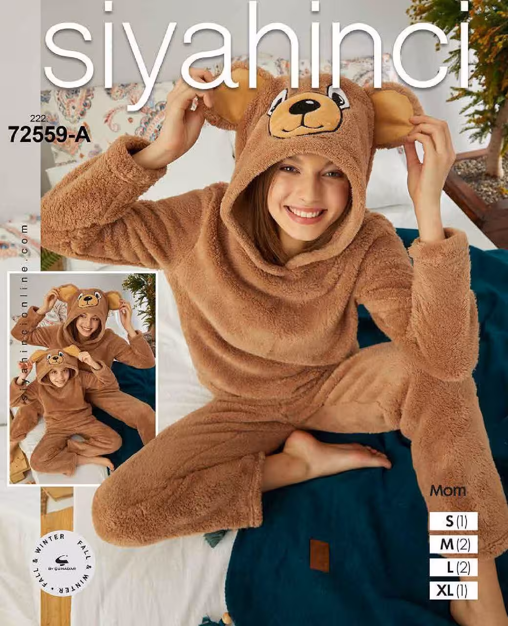 ست بلوز و شلوار حوله ای زنانه ترک 72559a