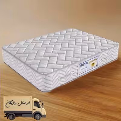 تشک رویال یکنفره طبی فنری آسمان ( 90 در 200 سانتیمتر ) 5 سال گارانتی