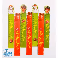 خط کش طرح جشن یلدا چوبی بسته 12 عددی