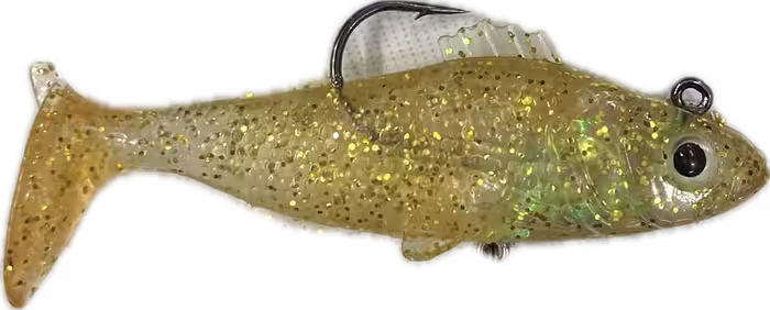 ماهی ژله ای مصنوعی 8cm طلایی اکلیلی