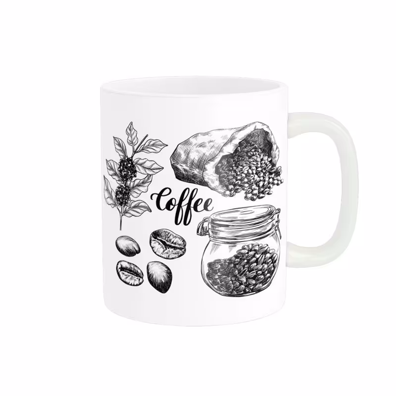 ماگ پادآفرین طرح  قهوه و کافی Coffee کد 1442