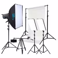 کیت نور تولید محتوا BKL-400 با بکگراند B-kit17