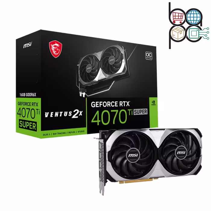 کارت گرافیک MSI RTX 4070 Ti SUPER 16G VENTUS 2X OC