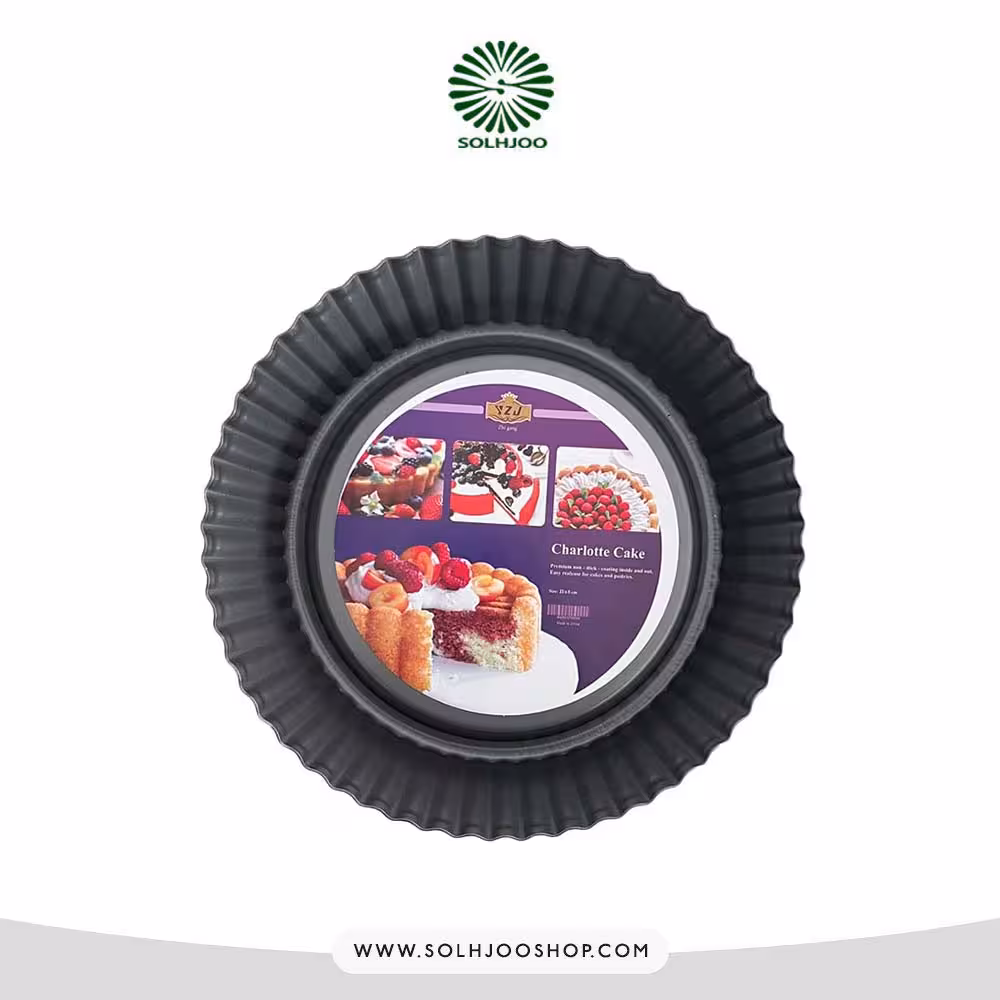 قالب تارت تفلون کف برجسته 23 سانتی