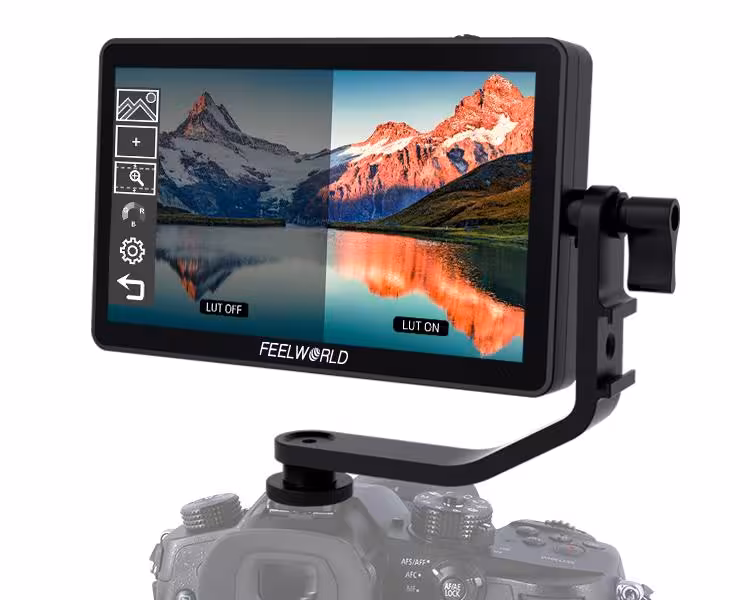 مانیتور روی دوربین فیلورد مدل FEELWORLD F6 PLUS 4K