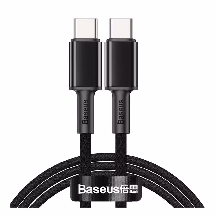 قیمت و خرید کابل تبدیل 2 متری USB-C به USB-C بیسوس مدل High Density Braided CATGD-A01 | یاس ارتباط