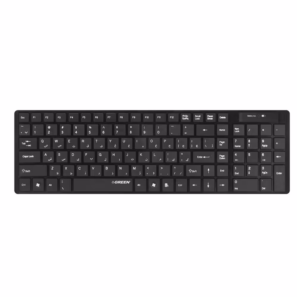 کیبورد بی سیم GK-101W گرین ا Green GK-101W Computer Keyboard - کامپیوترچی