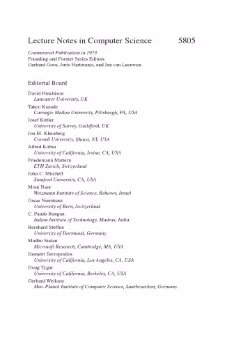 خرید و دانلود نسخه کامل کتاب Distributed Computing: 23rd International Symposium, DISC 2009, Elche, Spain, September 23-25, 2009. Proceedings