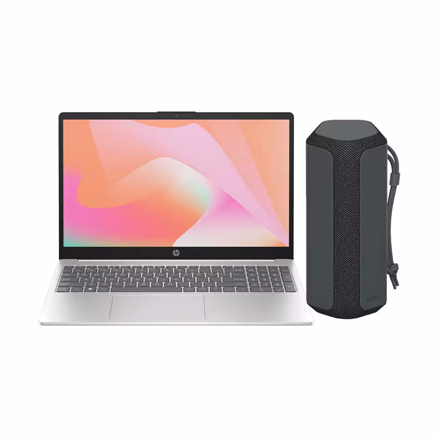 باندل لپ‌تاپ اچ‌پی HP 15-FD0362NIA-i5 1334U/8GB/512GB SSD/MX570A و اسپیکر سونی SRS-XE200