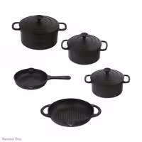 سرویس پخت و پز 8 پارچه چدنی نالینو مدل Fico