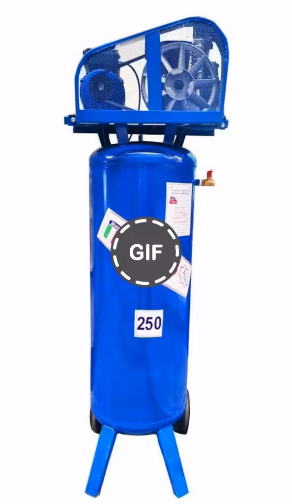 پمپ باد 250 لیتری ایستاده باس  مدل BU250