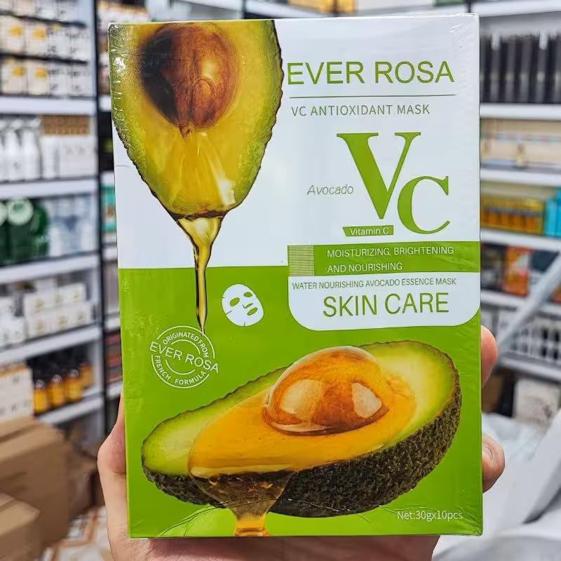 ماسک ورقه ای آوکادوو  برند EVER ROSA