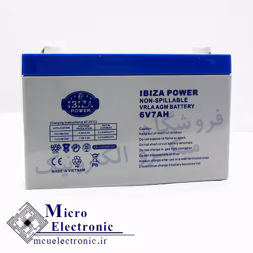 باتری سیلد اسید 6 ولت 7 آمپر