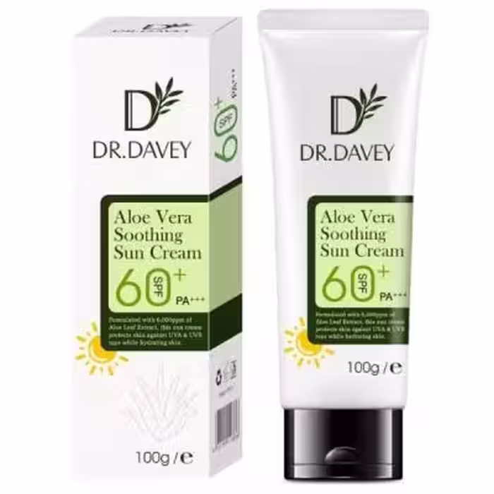 ضد آفتاب دکتر دیوی حاوی آلوئه ورا SPF 60 حجم 100 میل