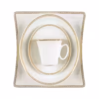 سرویس 97 پارچه 12 نفره طرح ریوا طلایی