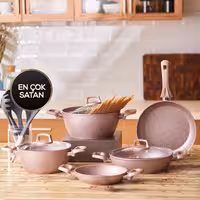 سرویس قابلمه 13 پارچه Emsan مدل Brava pro pink