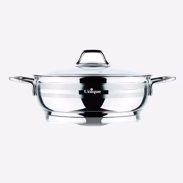 ماهیتابه استیل سایز 30 یونیک کد 9948
