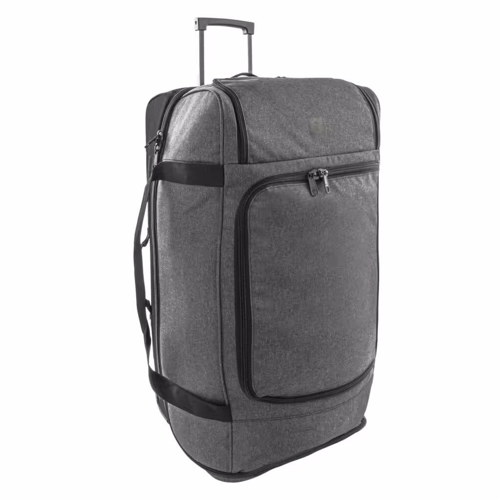 چمدان کیپستا – دکتلون (پیش خرید) Kipsta Suitcase – 105L – Black / Gray – Essential