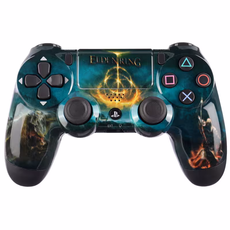 دسته بی سیم SONY PlayStation 4 DualShock 4 High Copy طرح Elden Ring