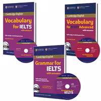 مجموعه 3 جلدی کمبریج وکبیولری اند گرامر فور آیلتس | کتاب انگلیسی Cambridge Vocabulary and Grammar for IELTS