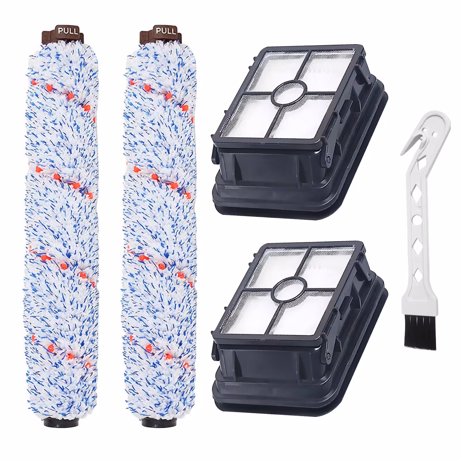 براش رول و فیلتر مناسب بیسل مدل Bissell CrossWave, 2 Pack Multi-Surface Brush Roll 1868   2 Pack Vacuum Filter 1866 (ارسال 10 الی 15 روز کاری)