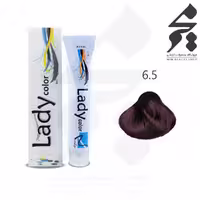 رنگ مو لیدی کالر Lady color شماره 6.5 حجم 100 میلی لیتر رنگ بلوند ماهاگونی تیره