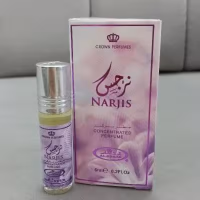 عطر نرجس یا عطر گل نرگس 6 میل برند الرحاب امارات