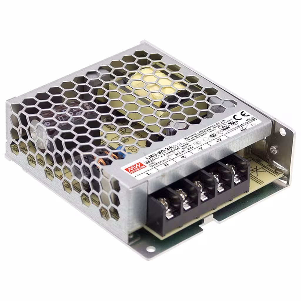 منبع تغذیه مینول سری RS-50-15