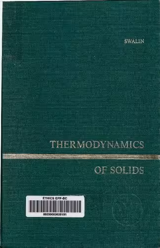 خرید و دانلود نسخه کامل کتاب Thermodynamics of solids