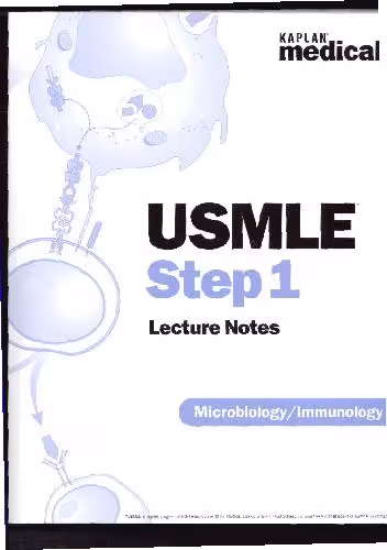 خرید و دانلود نسخه کامل کتاب USMLE step 1. 6.Microbiology Immunology 2007