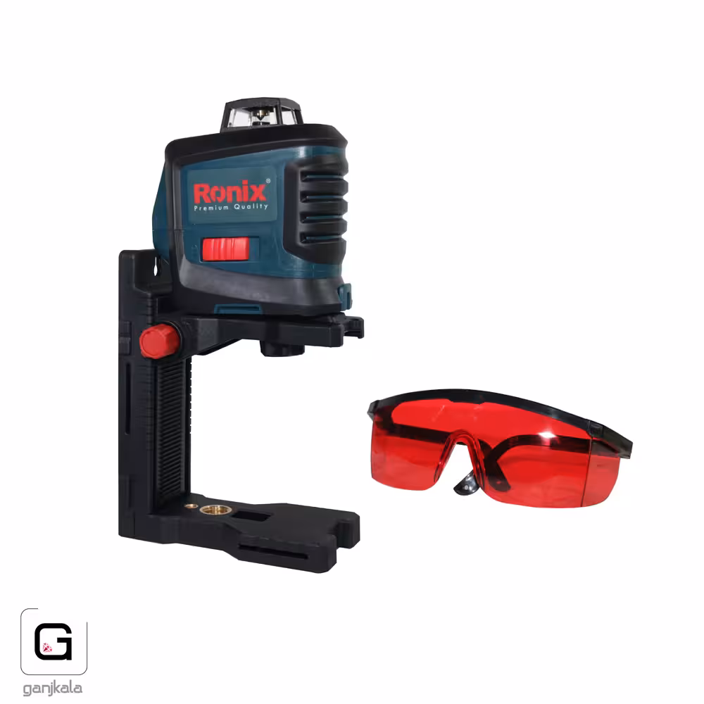 تراز لیزری دو خط عمود و یک خط افقی 360 درجه مدل RH-9504 رونیکس