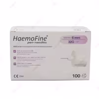 سرسوزن انسولین هموفاین 6 میل 32 گیج (100 عددی)