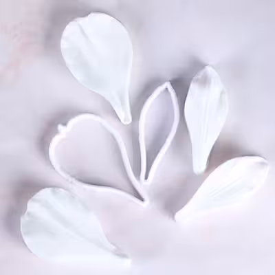 سیلیکون قالب گیری به گز مدل گل آلستر مجموعه 6 عددی