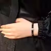 دستبند نقره پرمون مدل لوتوس