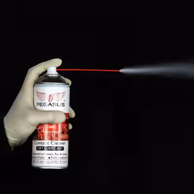 اسپری کنتاکت شور و تمیزکننده خشک پگاسوس مدل Lubricant حجم 450 میلی‌لیتر