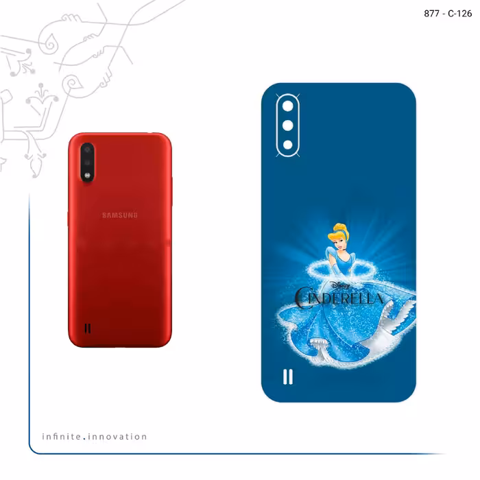 برچسب پوششی ماهوت مدل Cinderella مناسب برای گوشی موبایل سامسونگ Galaxy A01