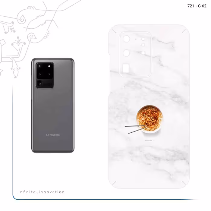 برچسب پوششی ماهوت مدل Noodle مناسب برای گوشی موبایل سامسونگ Galaxy S20 Ultra