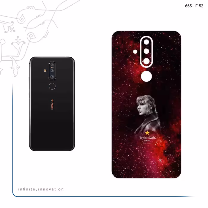 برچسب پوششی ماهوت مدل Taylor Swift مناسب برای گوشی موبایل نوکیا X71