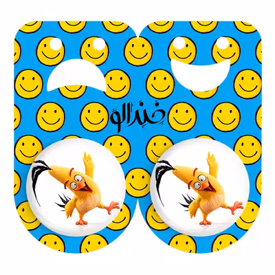 پیکسل خندالو مدل چاک پرندگان خشمگین کد 13871 به همراه مگنت